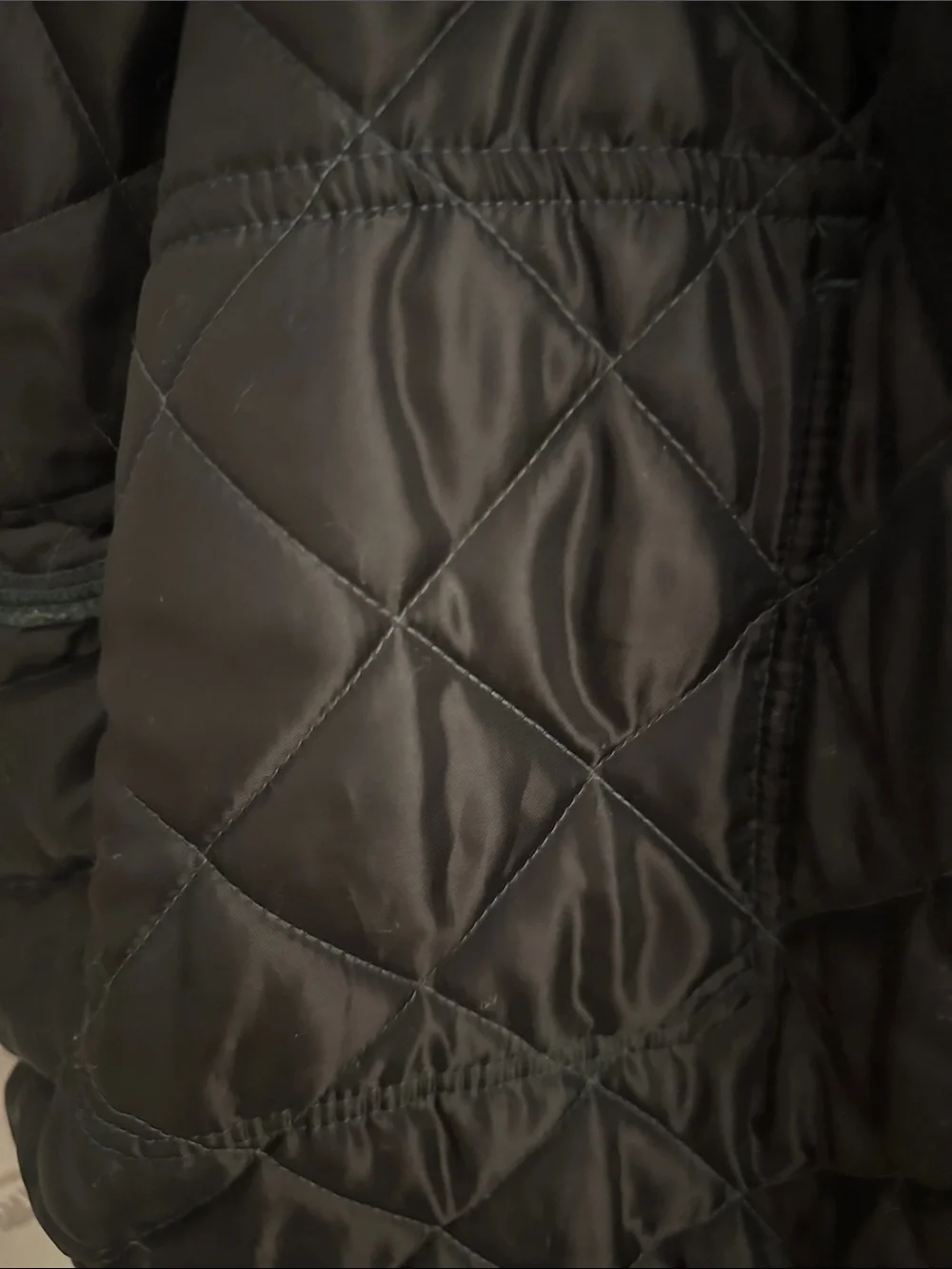 Urban Outfitters Quilted Plaid Flannel Shirt Jacket Green